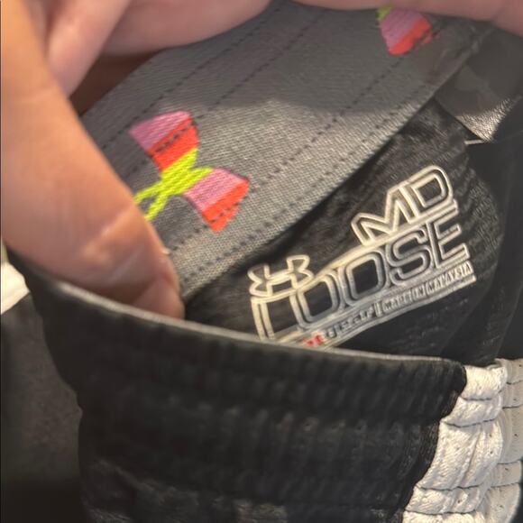 Under Armour Black and White Performance Shorts - Picture 3 of 3